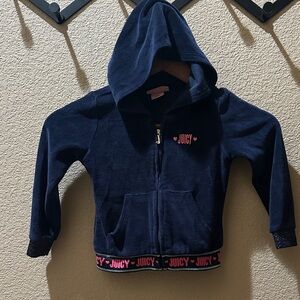 Juicy Couture Kids Dark Blue Hoodie